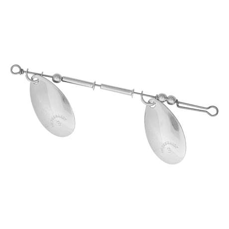 Hildebrandt Standard Indiana Double Spinner Nickel Sz 2 2pk
