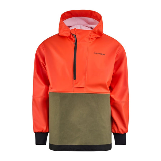 Grundens Neptune Armored Anorak Jacket Orange/Oil 2XL