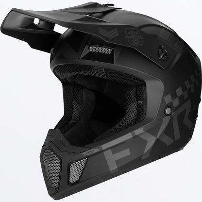 FXR Clutch Gladiator Helmet Black Ops Size L