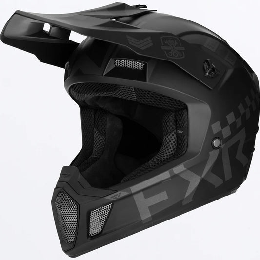 FXR Clutch Gladiator Helmet Black Ops Size L