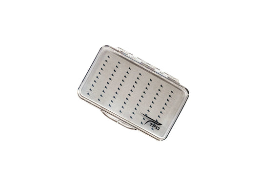 TFO Fly Box Slit Foam Clear Small