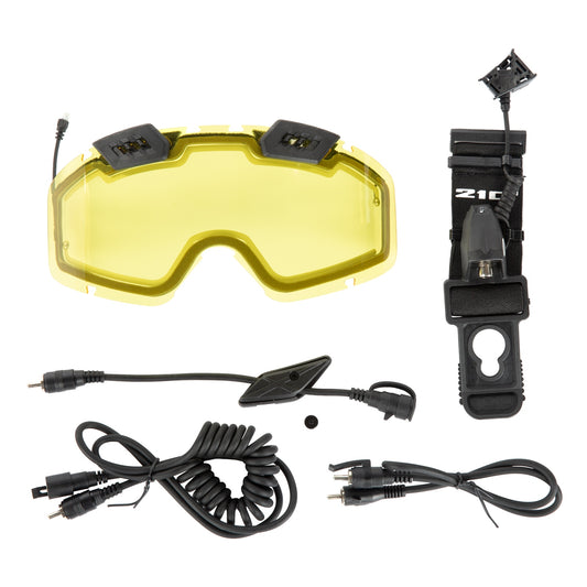 CKX 210° Electric Goggles Lens and Accessories Yellow