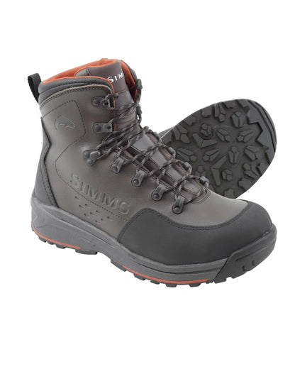 Simms Freestone Boot Rubber Mens Dark Olive Size 14