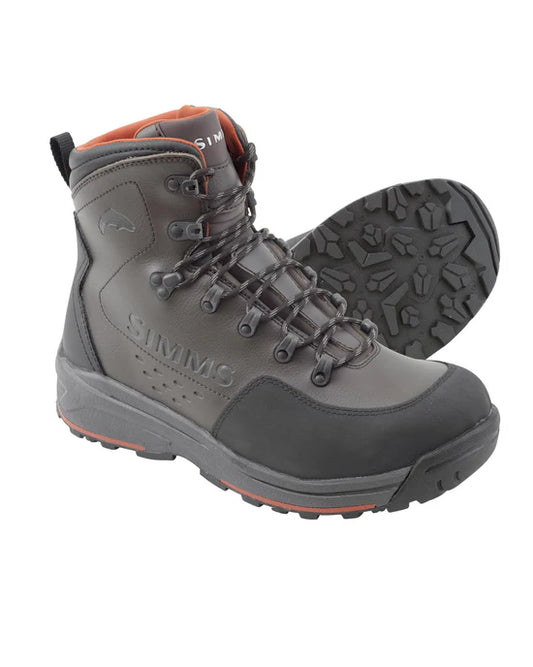 Simms Freestone Boot Rubber Mens Dark Olive Size 14