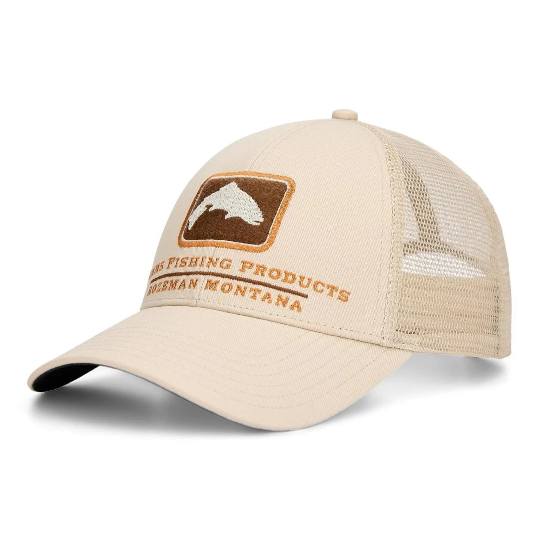 Simms Trout Icon Trucker Cap Burnished Clay