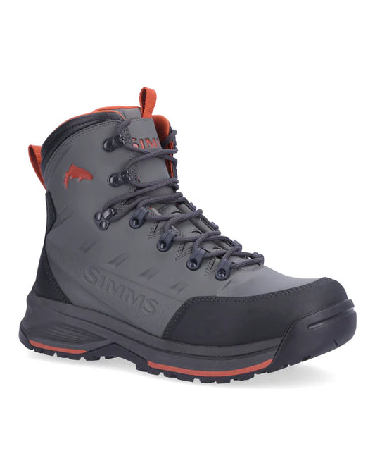 Simms Freestone Boot Rubber Mens Gunmetal Size 10
