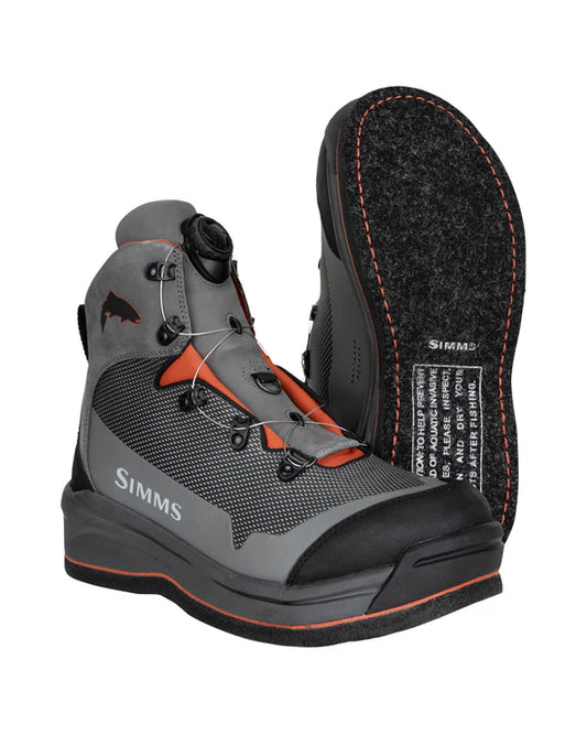 Simms Guide BOA Boot Felt Mens Slate Size 8