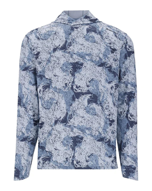 Simms SolarFlex Hoody Mens Back Eddy Albacore L