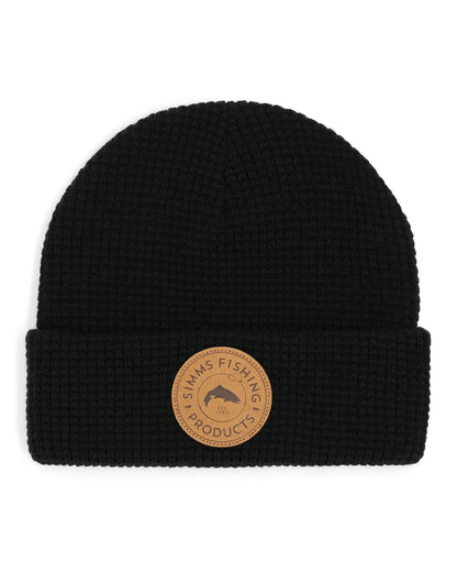 Simms Everyday Waffle Knit Toque Black