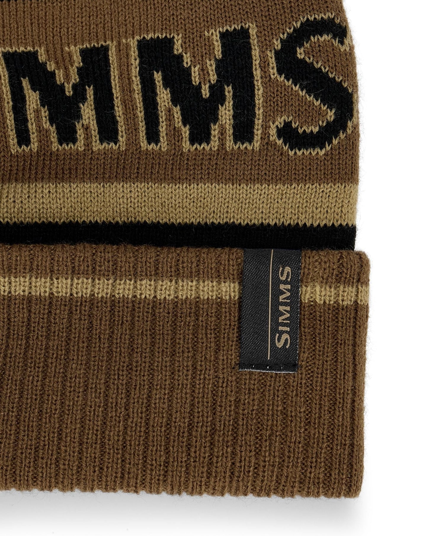 Simms Tip Up Pom Beanie Jasper