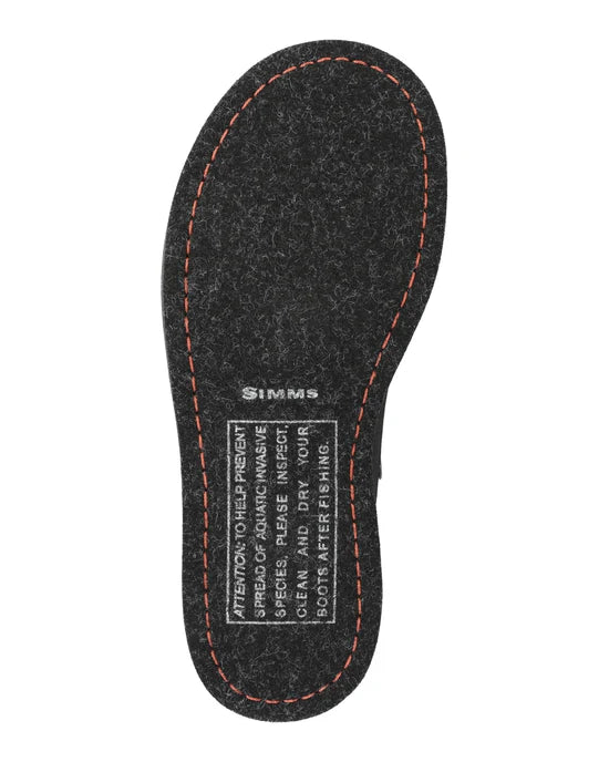Simms G3 Guide Boot Felt Mens Slate Size 10