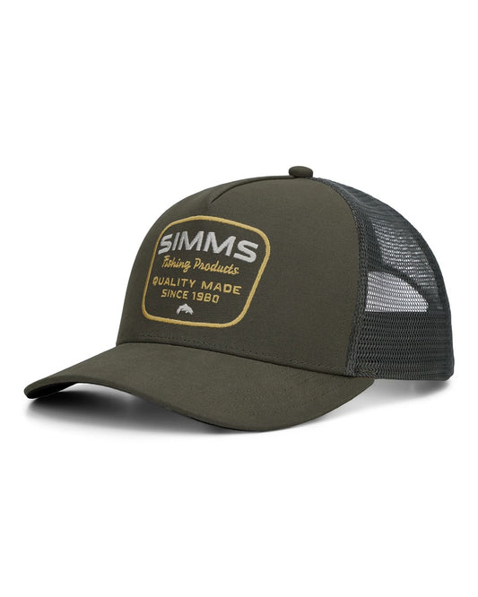 Simms Double Haul Trucker Loden Stamp Lockup