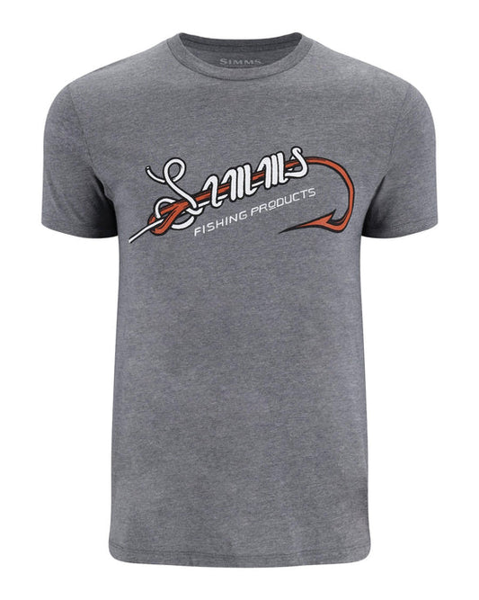 Simms Hook & Loop T-Shirt Mens Athletic Heather XL