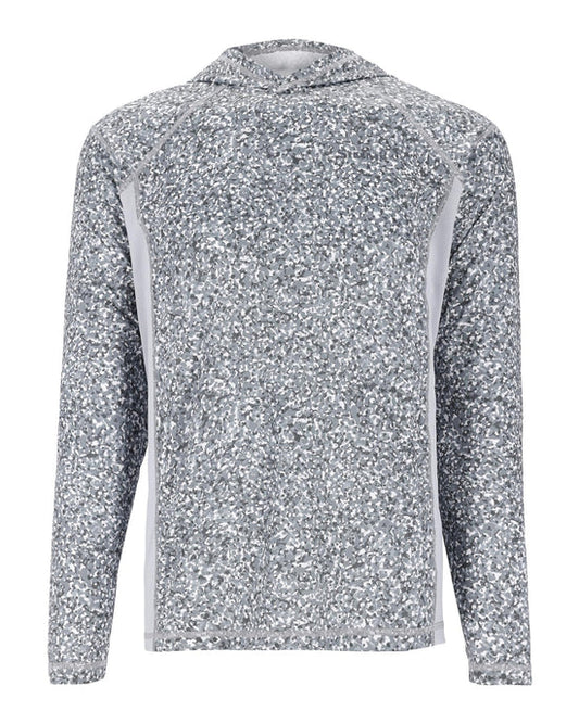 Simms Challenger Solar Hoody Mens Pebble Steel L