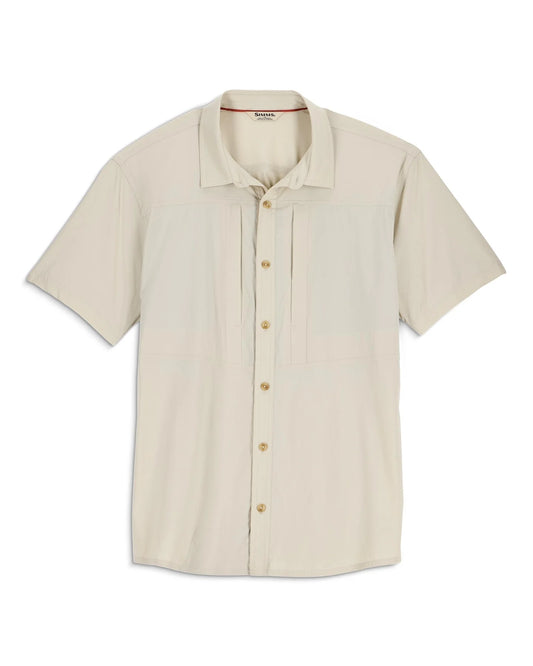 Simms M's Stone Cold Short Sleeve Shirt Burnished Clay Size 2XL