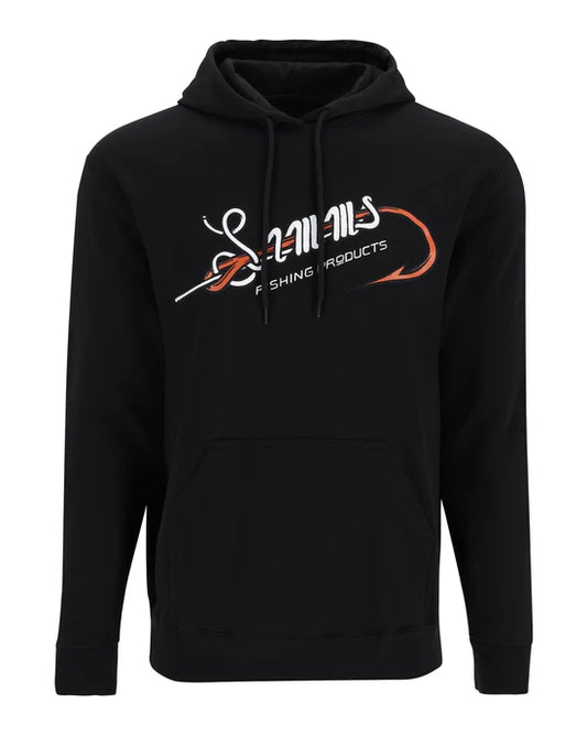Simms Unisex Hook and Loop Hoody Black XL
