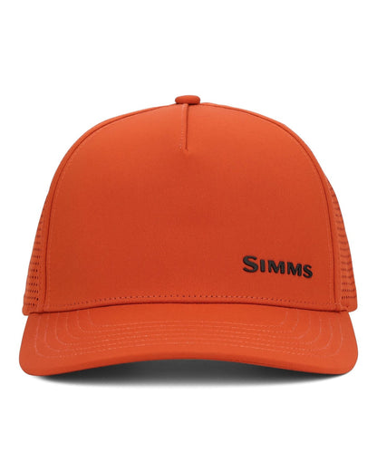 Simms Double Haul Tech Trucker Hat Simms Orange