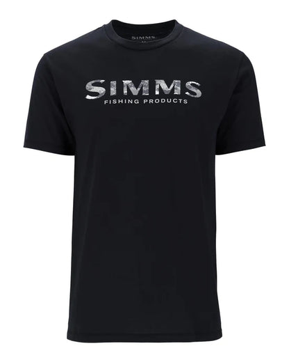 Simms Shroud Fill Logo T-Shirt Mens Black M