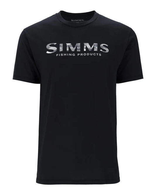 Simms Shroud Fill Logo T-Shirt Mens Black M