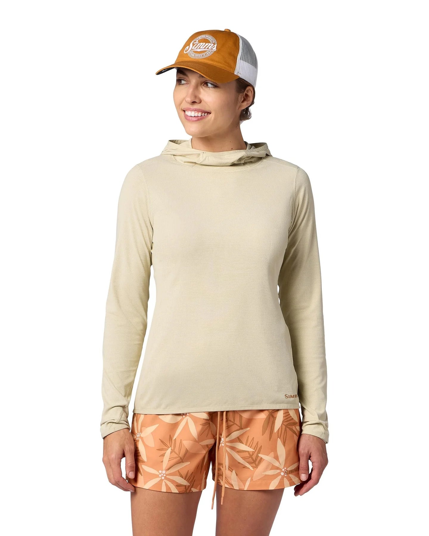 Simms Stone Cold Hoodie Women's Parchment Size M