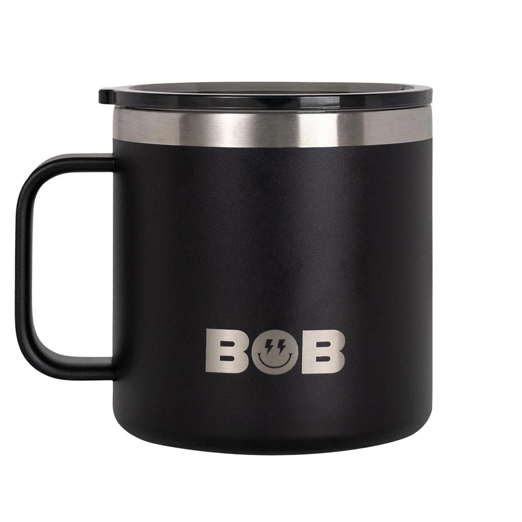 Bob Coffee Mug Bright Black 14oz