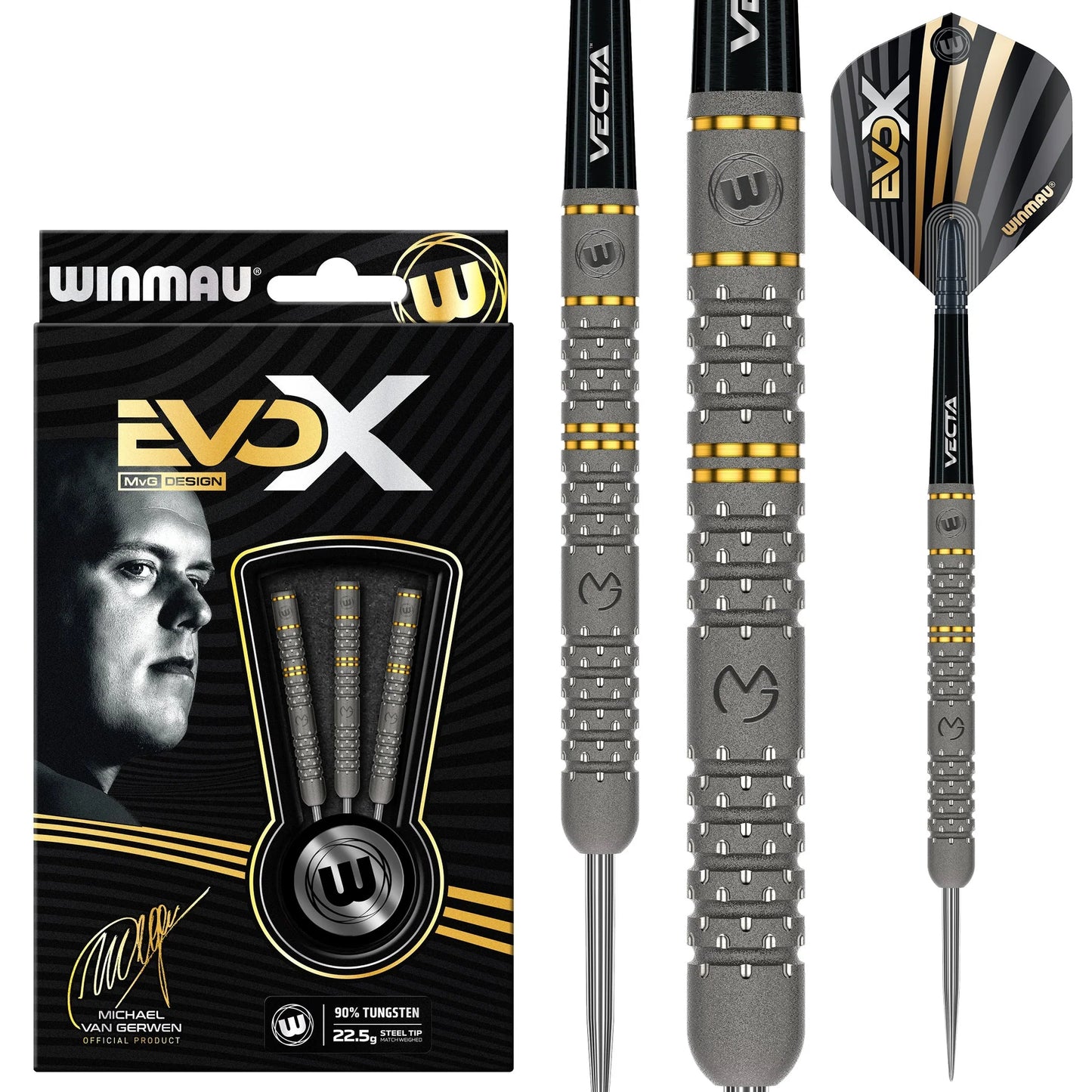 Winmau MvG EvoX Darts 22.5 g