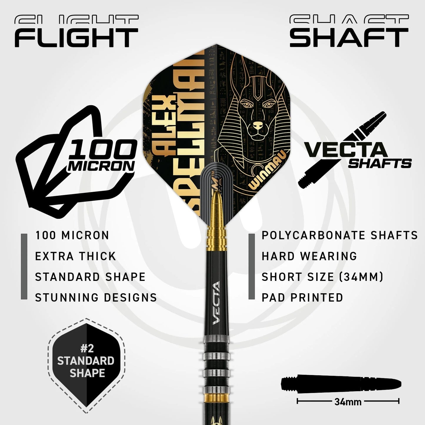 Winmau Alex Spellman Dart Set
