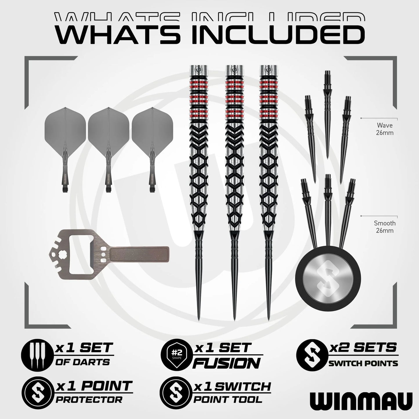 Winmau Fornax SP Tapered  Dart Set 23 g