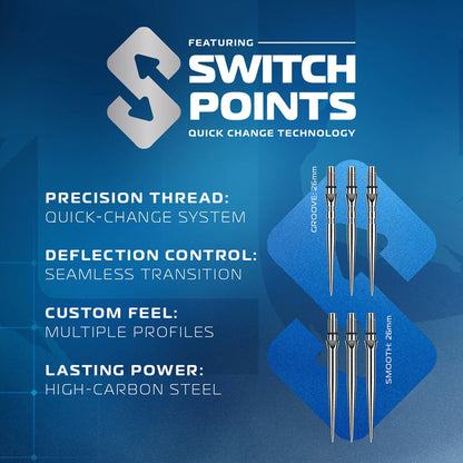 Winmau Lunaris SP Parallel Dart Set 25 g