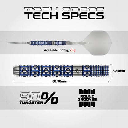 Winmau Lunaris SP Parallel Dart Set 25 g