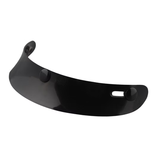 Classic Beanie Helmet Visor Glossy Black