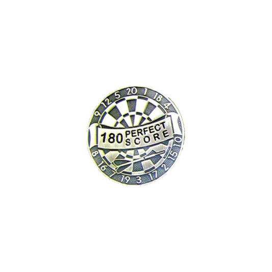 Pewter 180 Perfect Score Pin