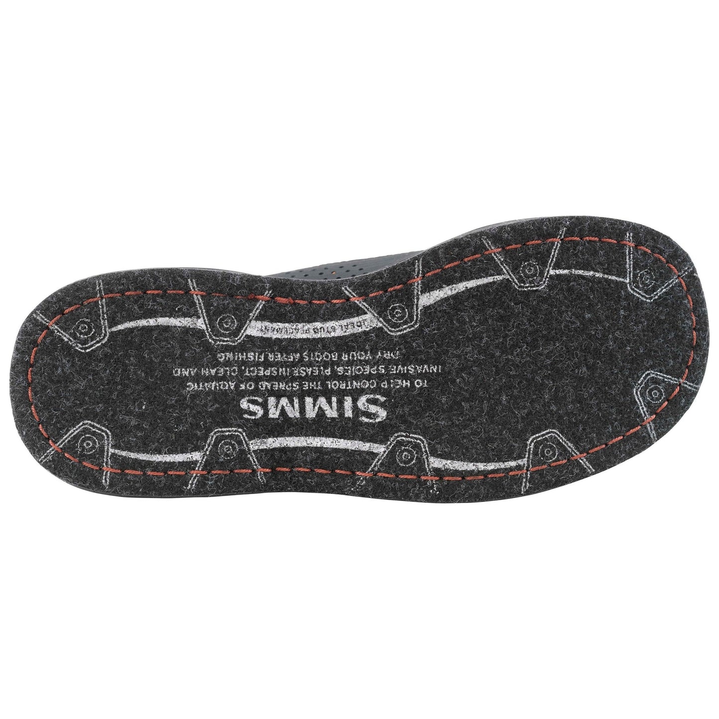 Simms G3 Guide Boot Felt Mens Steel Grey Size 7