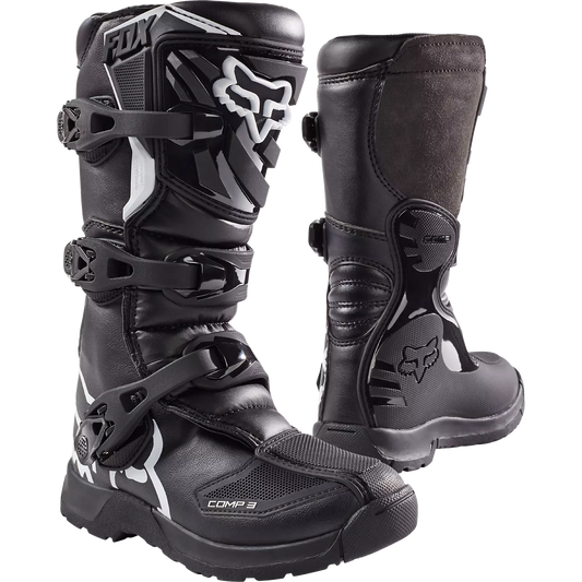 Fox Comp 3Y Boot Youths' Black Size 3