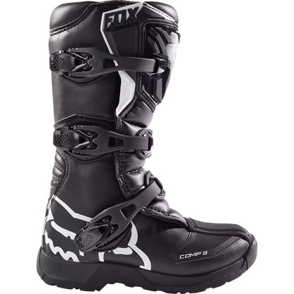 Fox Comp 3Y Boot Youths' Black Size 6
