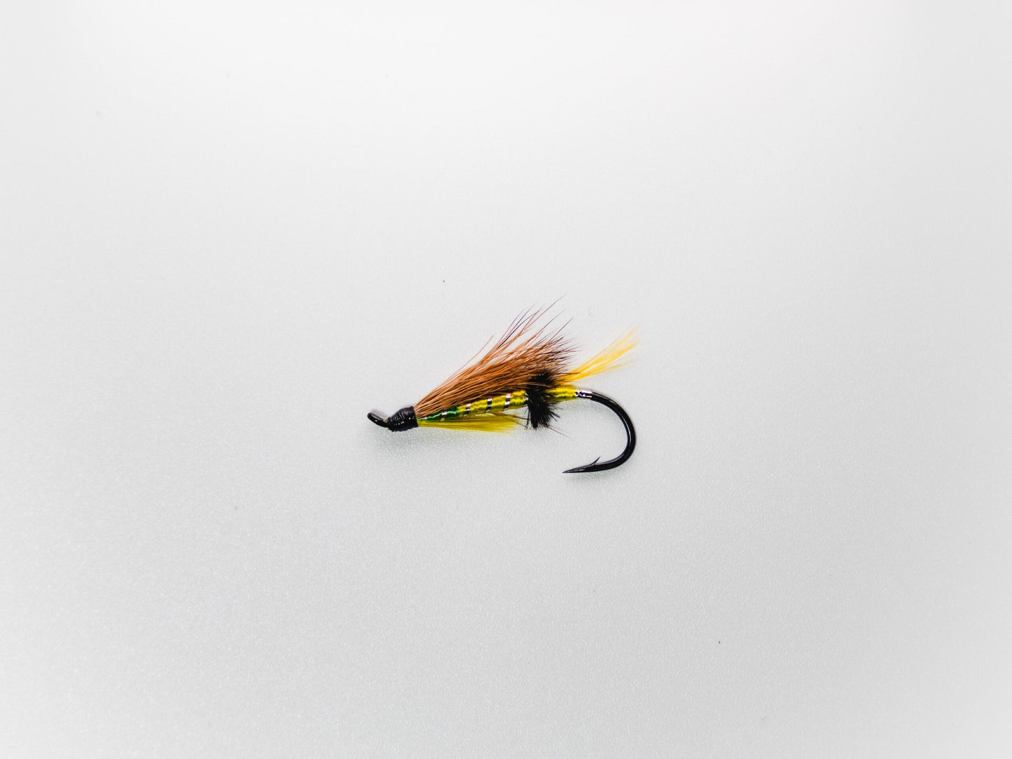 Wet Fly Green Highlander Brown Wing #6
