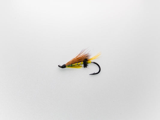 Wet Fly Green Highlander Brown Wing #6