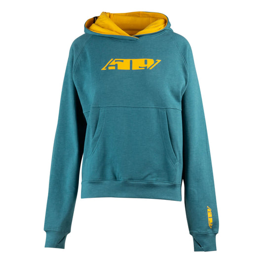 509 Legacy Pullover Hoodie Women,s Blue Pop Corn MD