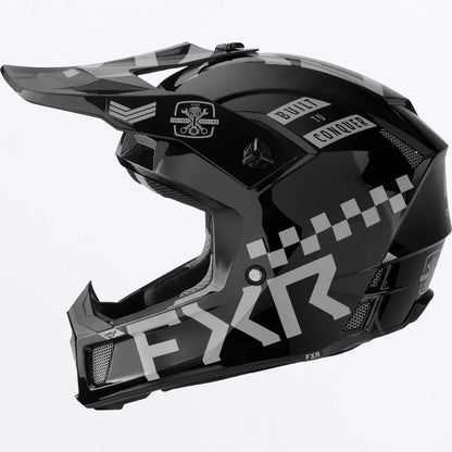 FXR Clutch Gladiator Helmet Chrome Size L