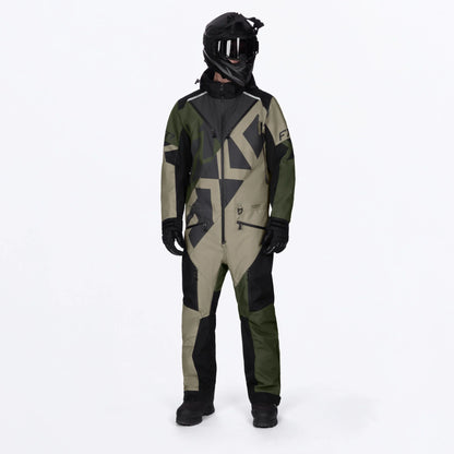 FXR Cold Cross CX F.A.S.T. Monosuit Men's Army and Stone Size M