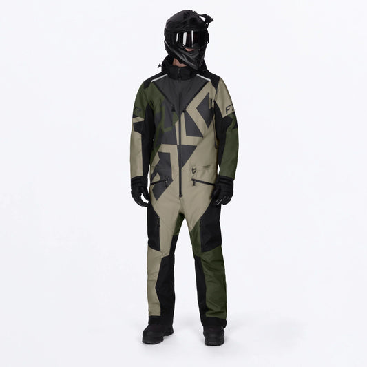 FXR Cold Cross CX F.A.S.T. Monosuit Men's Army and Stone Size L