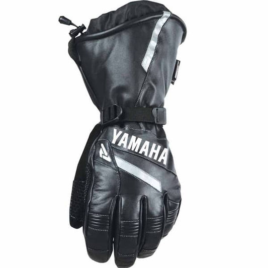 Yamaha Leather Gauntlet Gloves Size L