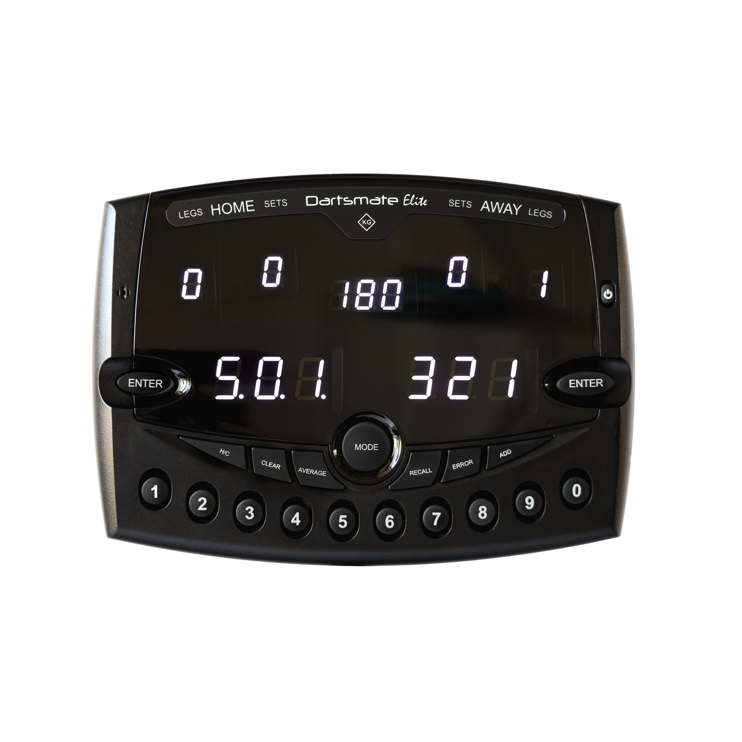 Dartsmate Elite Electronic Darts Scorer Black