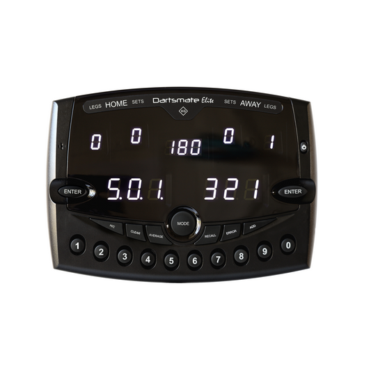 Dartsmate Elite Electronic Darts Scorer Black