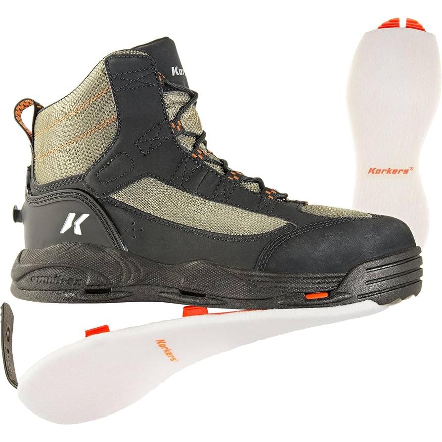 Korkers Greenback Wading Boot Felt Sole Size 8