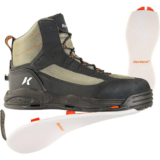 Korkers Greenback Wading Boot Felt Sole Size 10