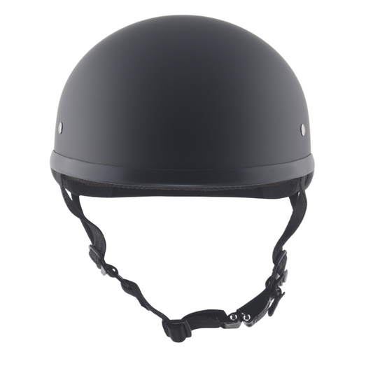 Classic Beanie Helmet Without Visor QR Glossy Black Size S