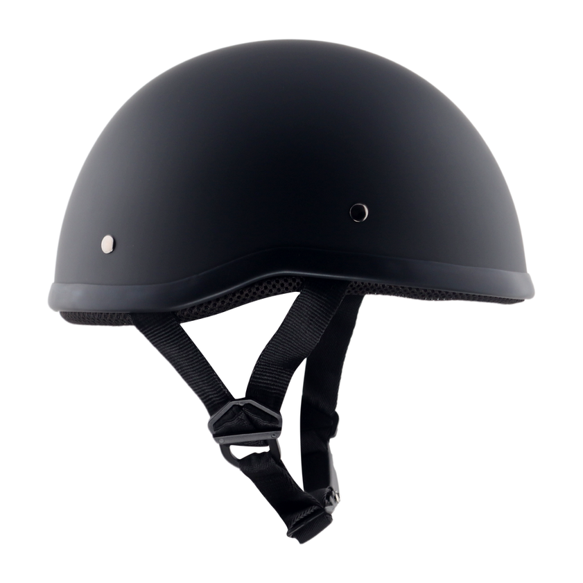 Classic Beanie Helmet Without Visor QR Glossy Black Size S
