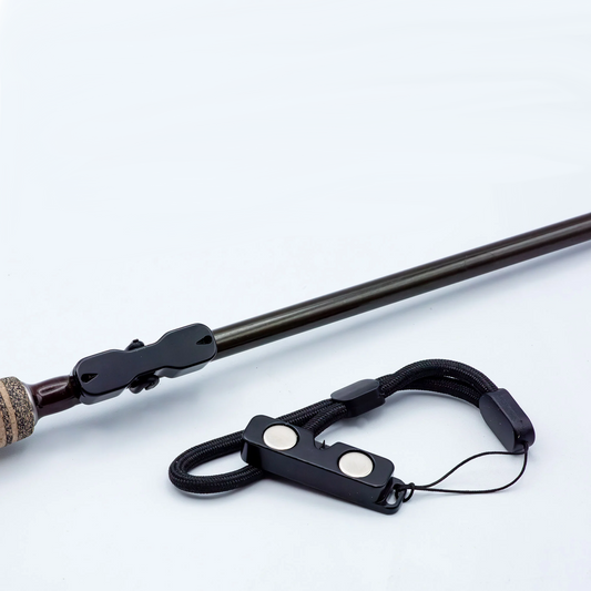 Cling Mag Grab Rod Rack Magnetic Rod Holder Black