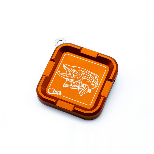 Cling Mag Grab Plus Magnetic Fly Patch Engraved Orange
